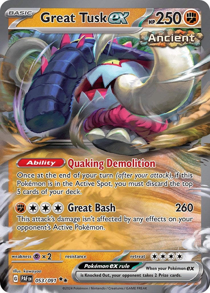 Great Tusk ex (053/091) [Scarlet & Violet: Paldean Fates] | GnG Games