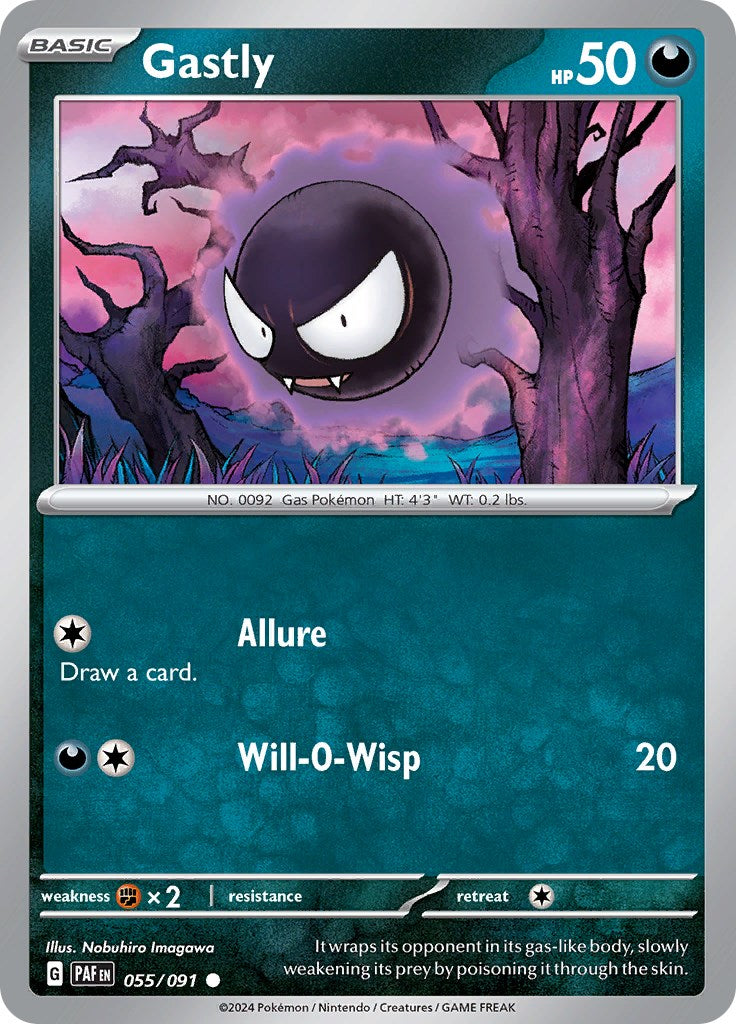 Gastly (055/091) [Scarlet & Violet: Paldean Fates] | GnG Games