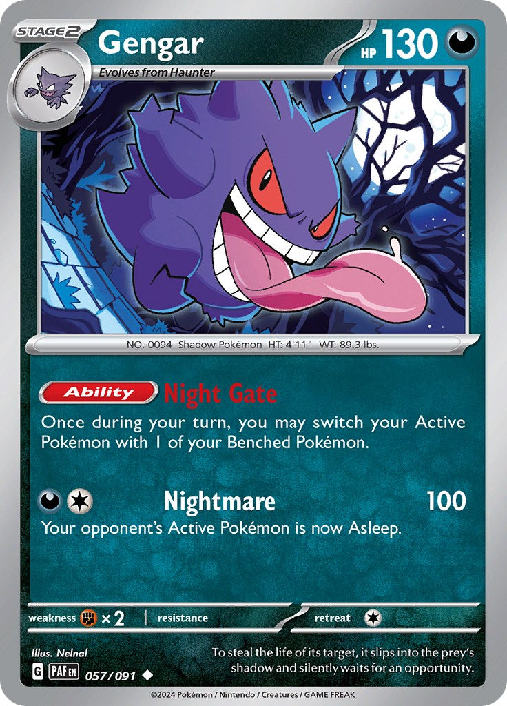 Gengar (057/091) [Scarlet & Violet: Paldean Fates] | GnG Games