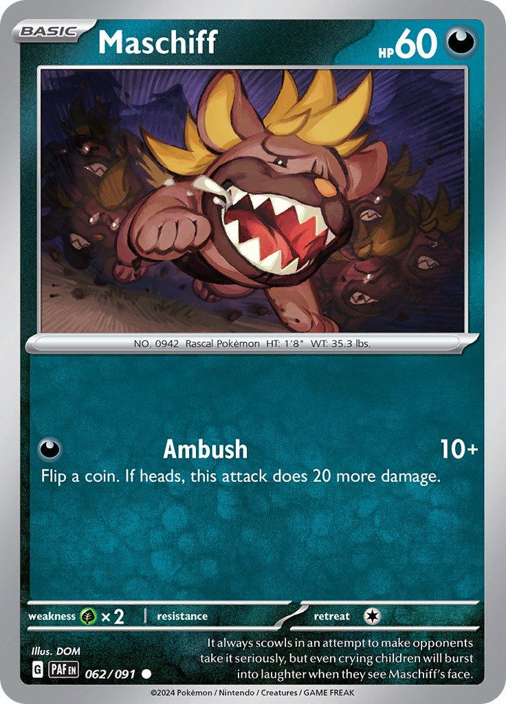 Maschiff (062/091) [Scarlet & Violet: Paldean Fates] | GnG Games