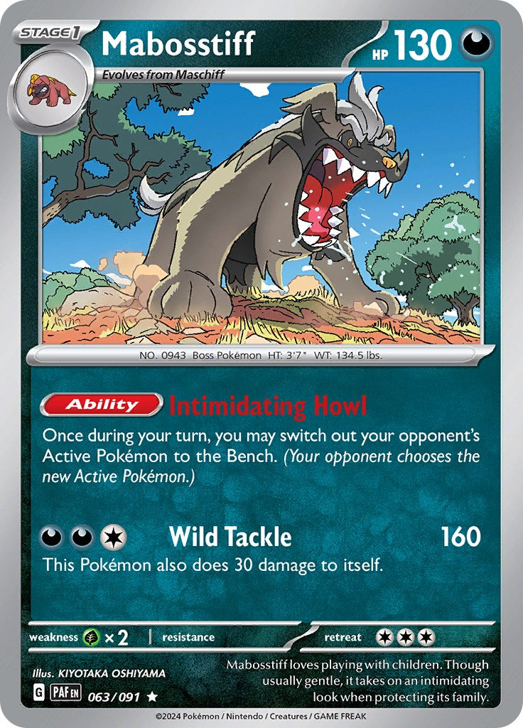 Mabosstiff (063/091) [Scarlet & Violet: Paldean Fates] | GnG Games