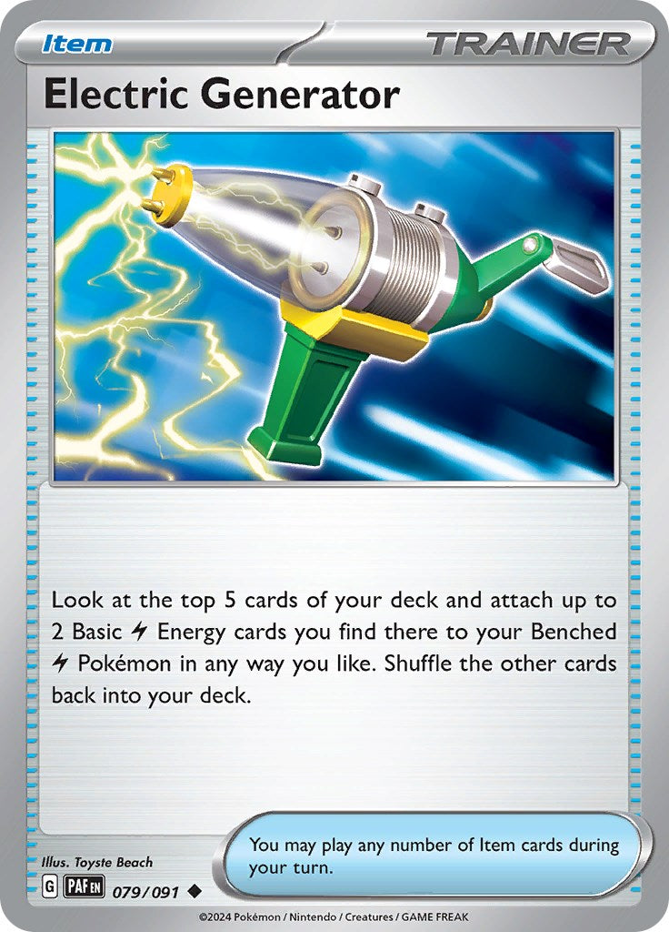 Electric Generator (079/091) [Scarlet & Violet: Paldean Fates] | GnG Games