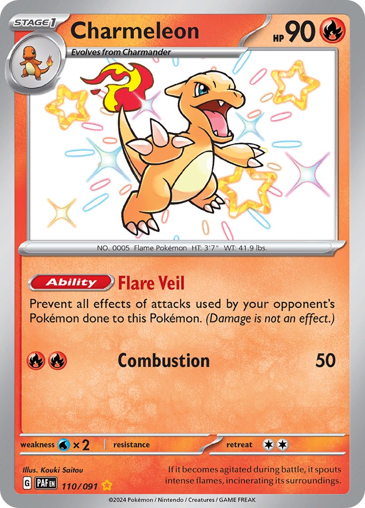 Charmeleon (110/091) [Scarlet & Violet: Paldean Fates] | GnG Games