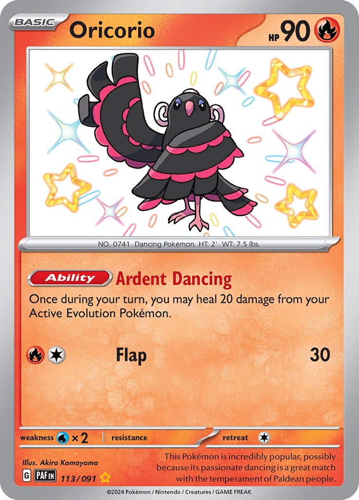 Oricorio (113/091) [Scarlet & Violet: Paldean Fates] | GnG Games