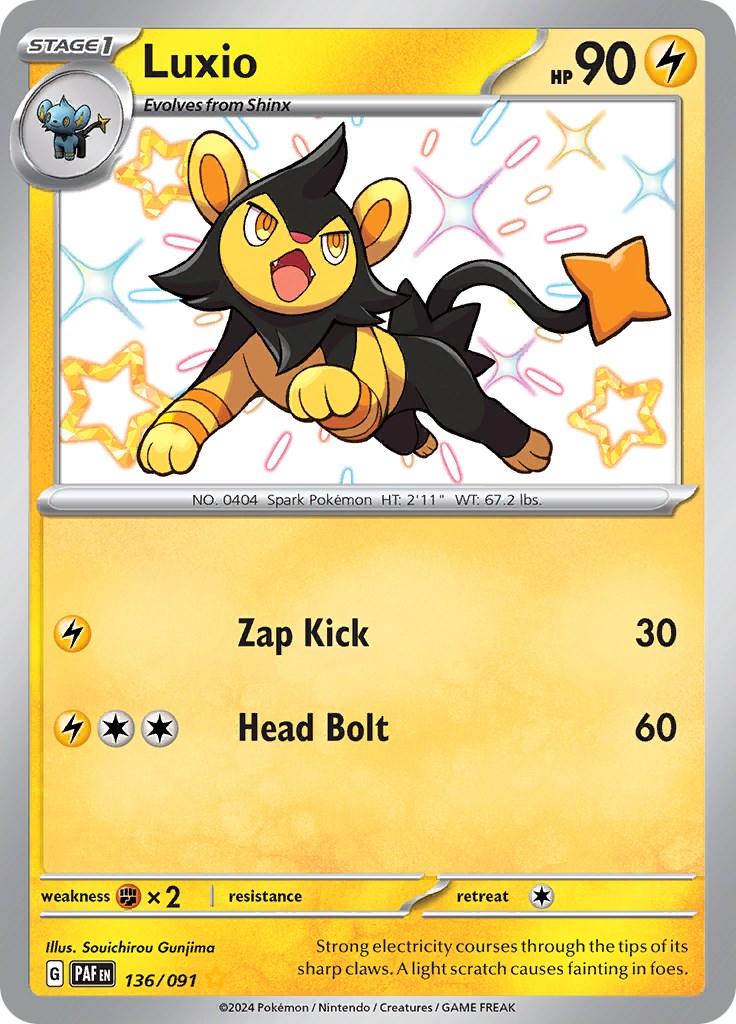 Luxio (136/091) [Scarlet & Violet: Paldean Fates] | GnG Games