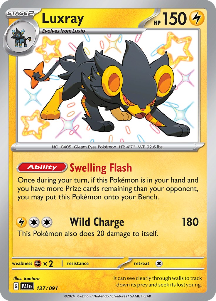 Luxray (137/091) [Scarlet & Violet: Paldean Fates] | GnG Games