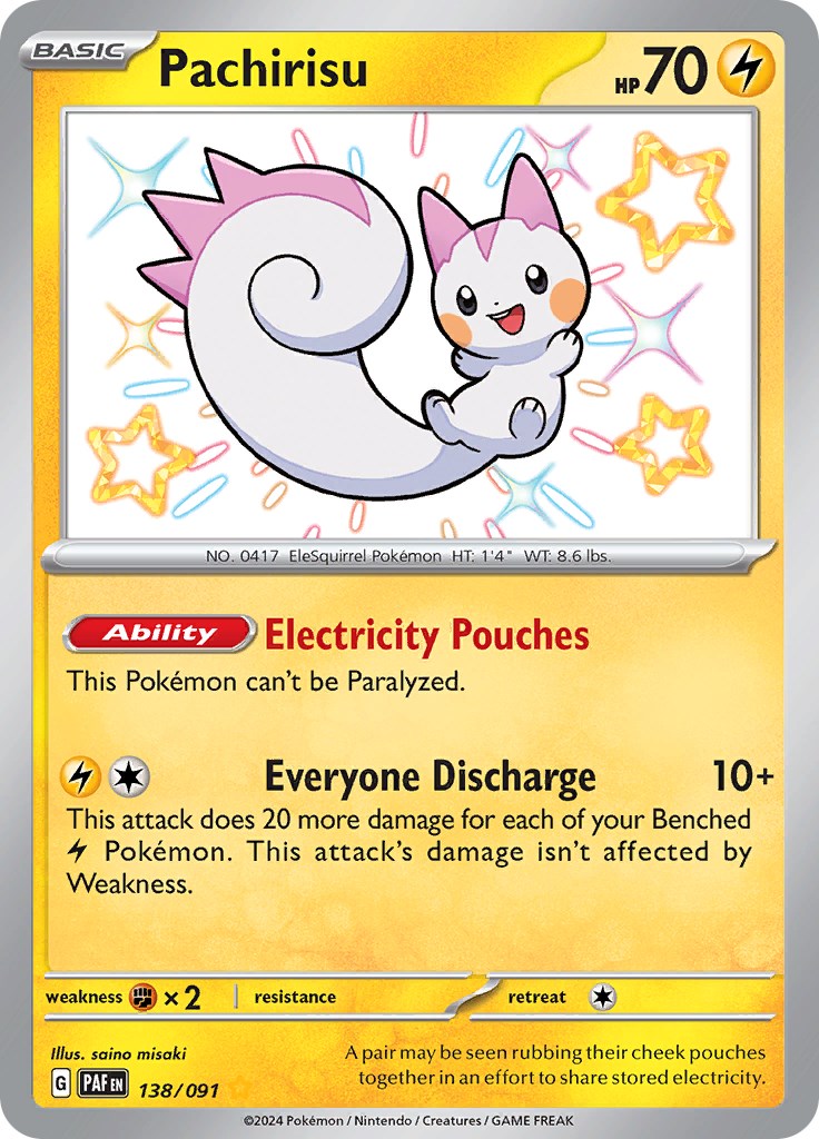 Pachirisu (138/091) [Scarlet & Violet: Paldean Fates] | GnG Games