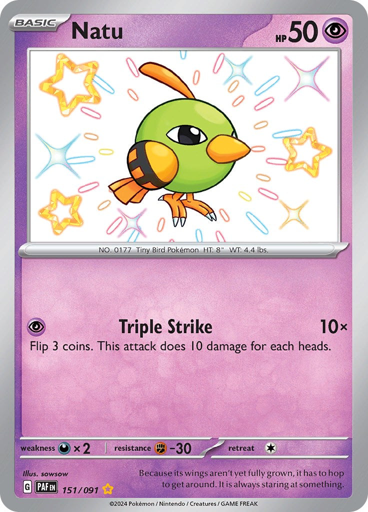 Natu (151/091) [Scarlet & Violet: Paldean Fates] | GnG Games