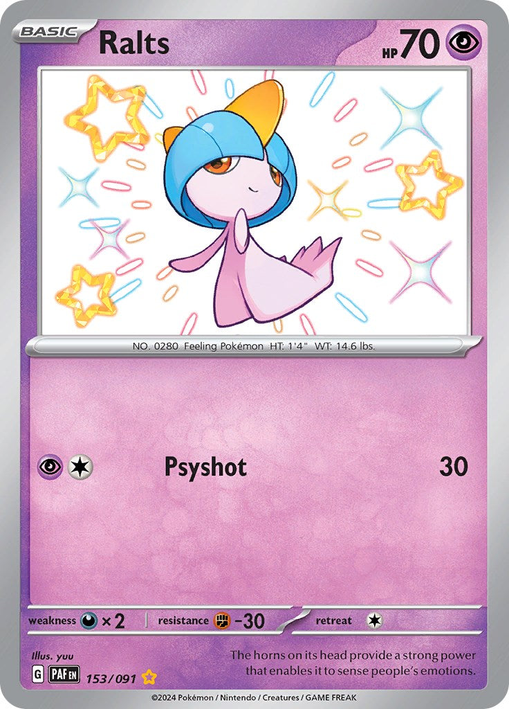 Ralts (153/091) [Scarlet & Violet: Paldean Fates] | GnG Games