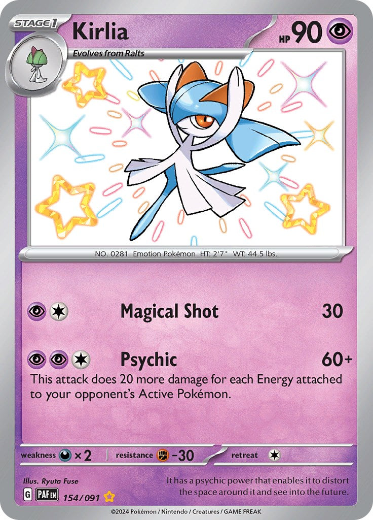 Kirlia (154/091) [Scarlet & Violet: Paldean Fates] | GnG Games