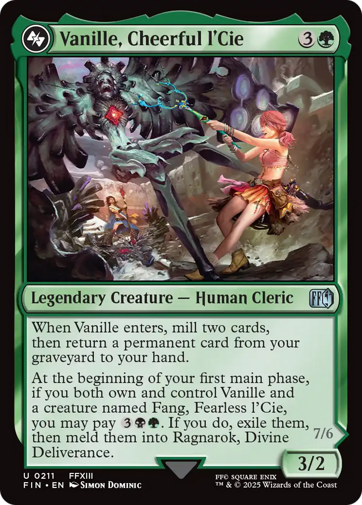Vanille, Cheerful l'Cie // Ragnarok, Divine Deliverance [FINAL FANTASY] | GnG Games