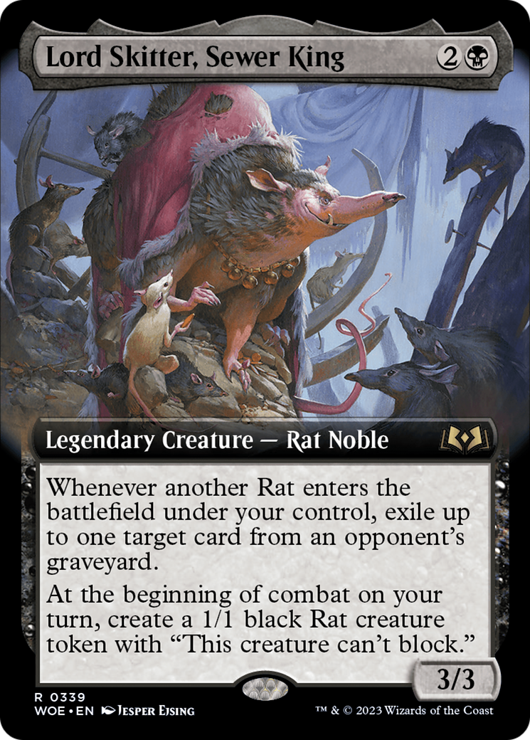 Lord Skitter, Sewer King (Extended Art) [Wilds of Eldraine] | GnG Games