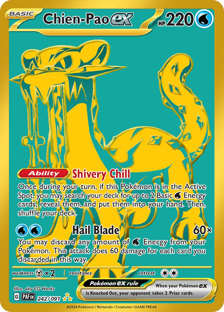 Chien-Pao ex (242/091) [Scarlet & Violet: Paldean Fates] | GnG Games