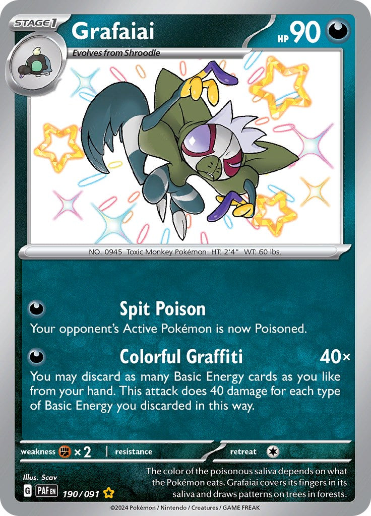 Grafaiai (190/091) [Scarlet & Violet: Paldean Fates] | GnG Games