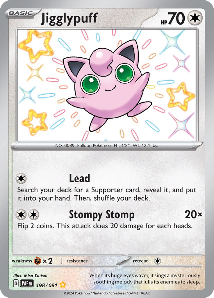 Jigglypuff (198/091) [Scarlet & Violet: Paldean Fates] | GnG Games