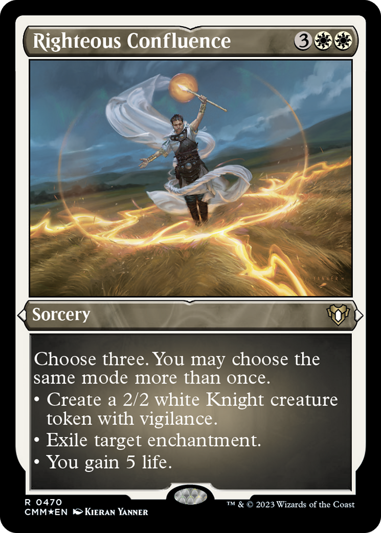 Righteous Confluence (Foil Etched) [Commander Masters] | GnG Games