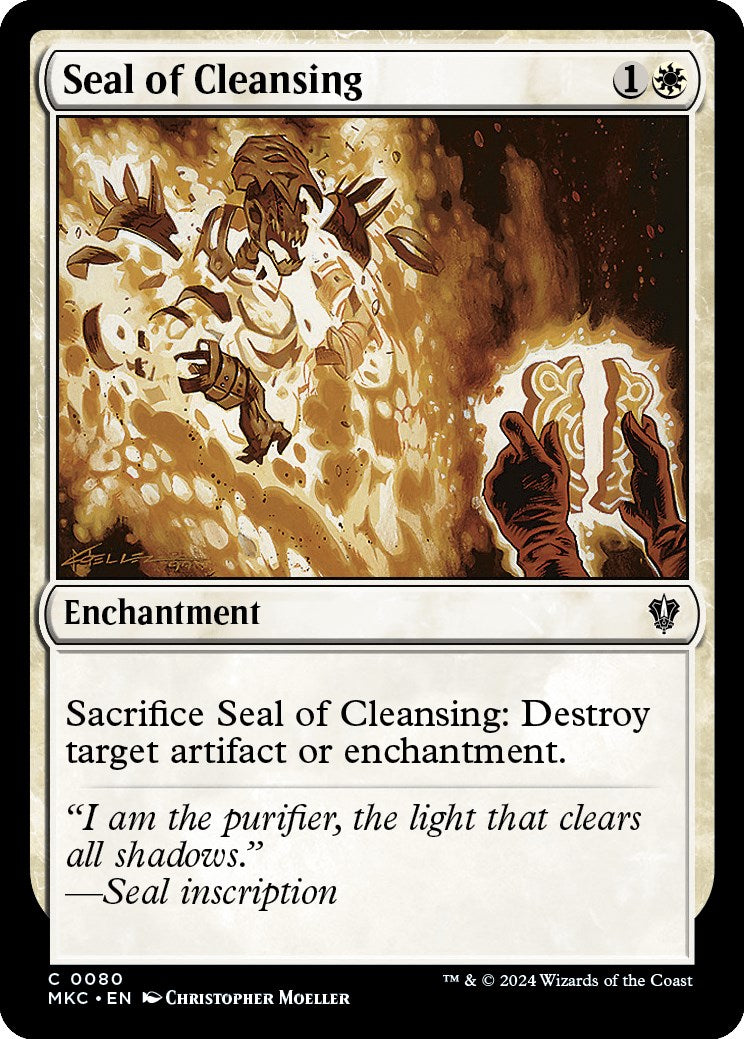 Seal of Cleansing [Murders at Karlov Manor Commander] | GnG Games
