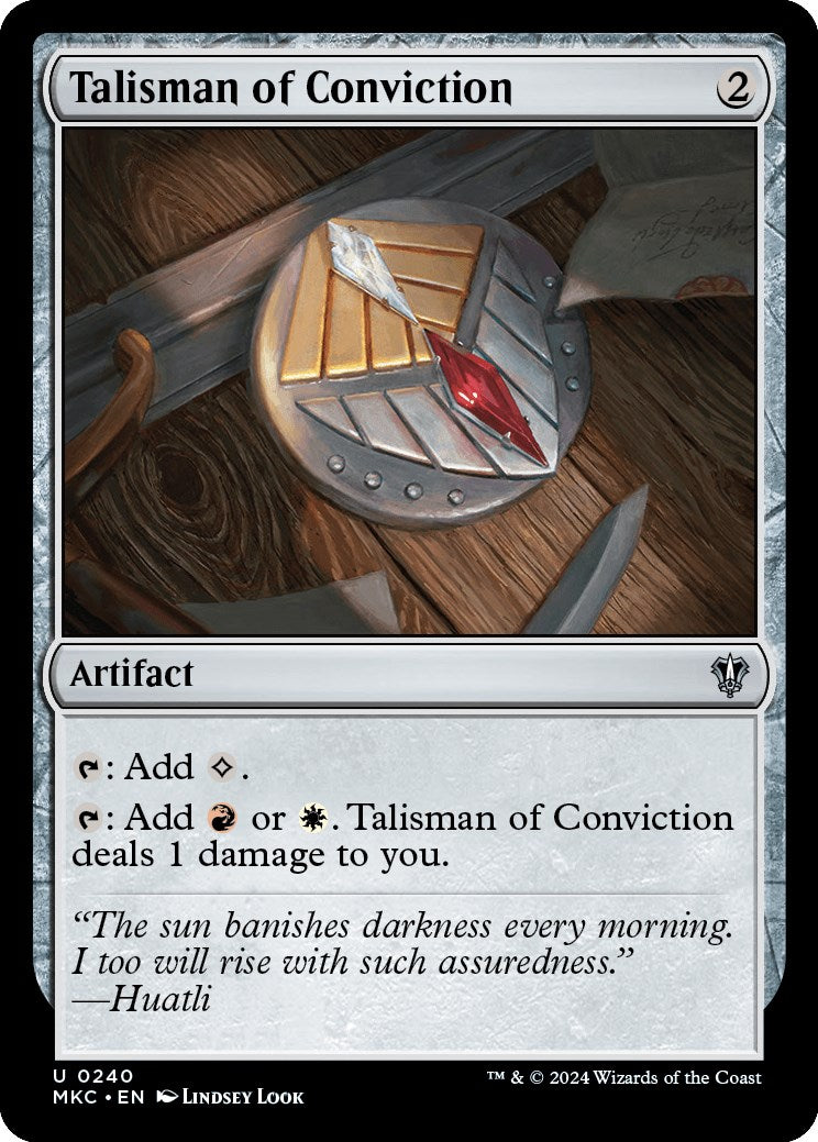 Talisman of Conviction [Murders at Karlov Manor Commander] | GnG Games