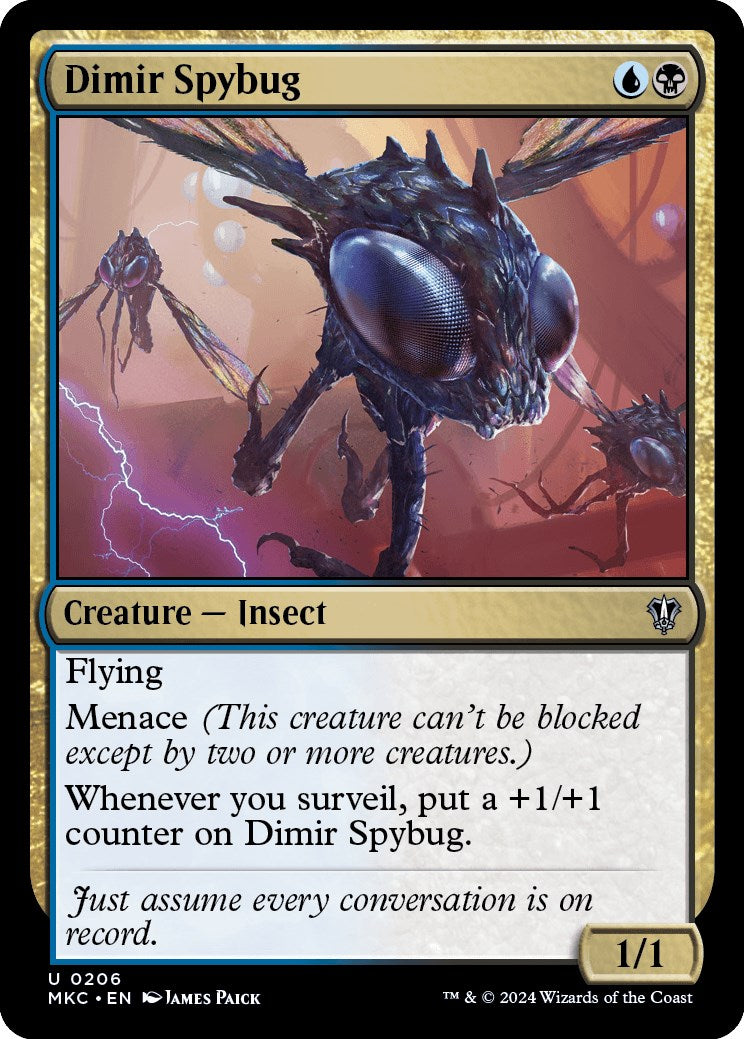 Dimir Spybug [Murders at Karlov Manor Commander] | GnG Games