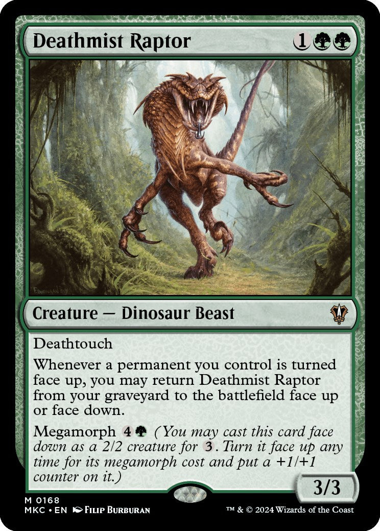 Deathmist Raptor [Murders at Karlov Manor Commander] | GnG Games