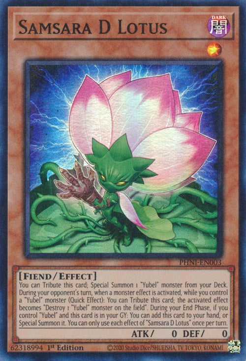 Samsara D Lotus [PHNI-EN003] Super Rare | GnG Games