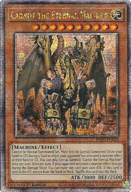 Carnot the Eternal Machine [PHNI-EN024] Quarter Century Secret Rare | GnG Games