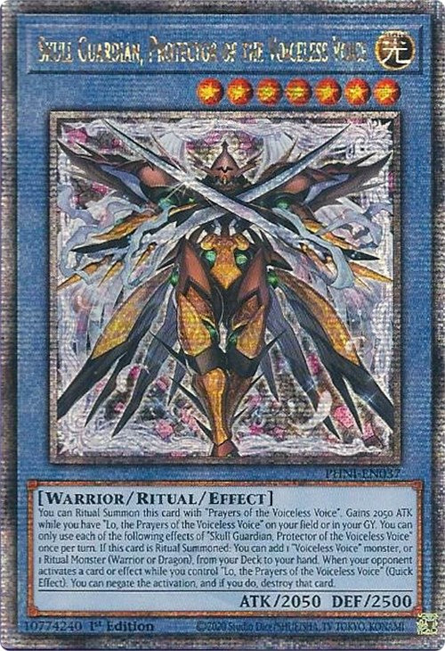 Skull Guardian, Protector of the Voiceless Voice [PHNI-EN037] Quarter Century Secret Rare | GnG Games