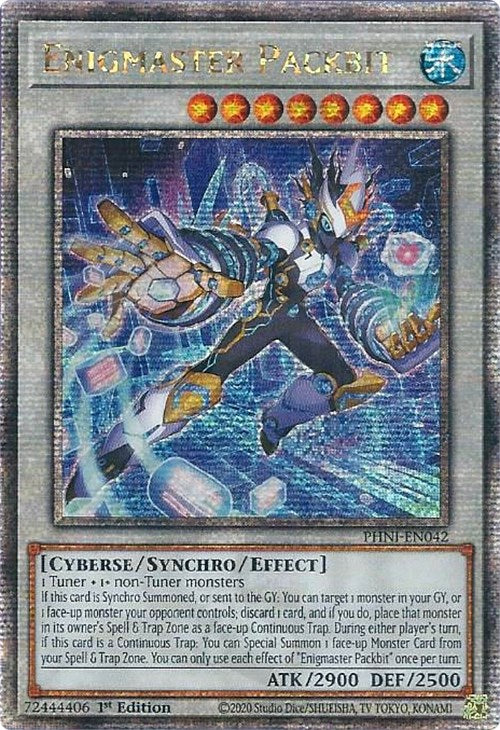 Enigmaster Packbit [PHNI-EN042] Quarter Century Secret Rare | GnG Games