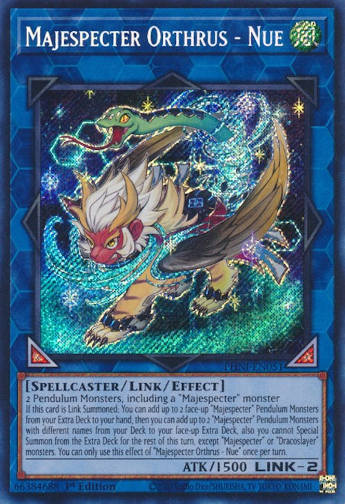 Majespecter Orthrus - Nue [PHNI-EN051] Secret Rare | GnG Games