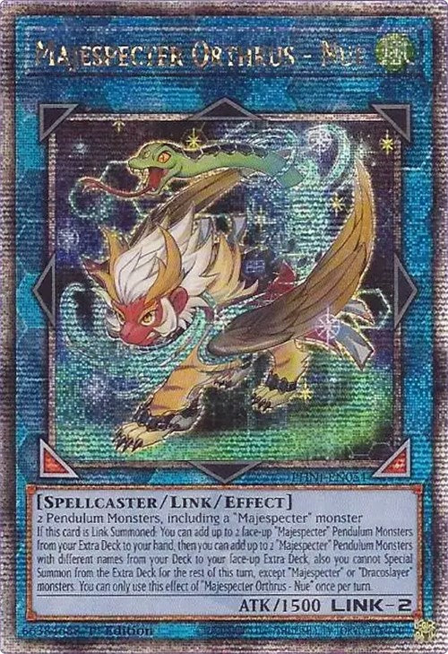 Majespecter Orthrus - Nue [PHNI-EN051] Quarter Century Secret Rare | GnG Games