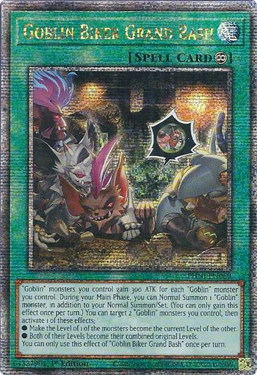 Goblin Biker Grand Bash [PHNI-EN060] Quarter Century Secret Rare | GnG Games