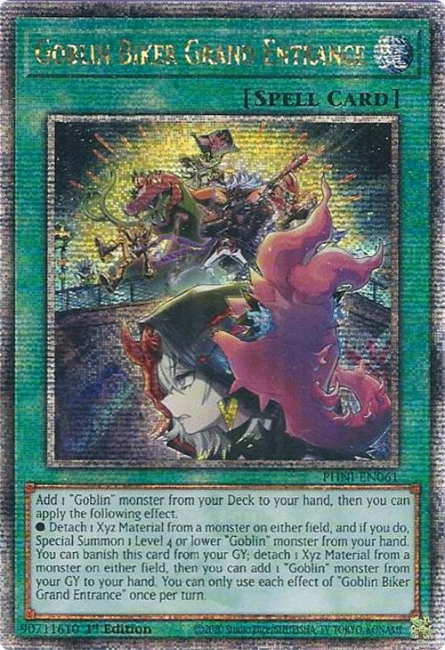 Goblin Biker Grand Entrance [PHNI-EN061] Quarter Century Secret Rare | GnG Games