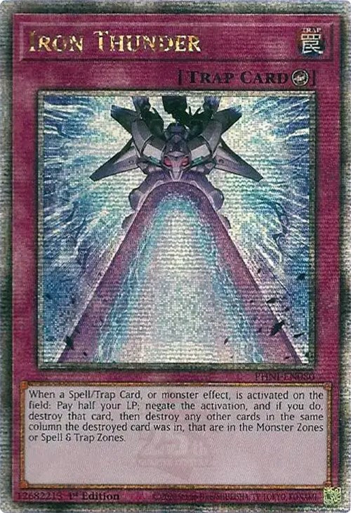 Iron Thunder [PHNI-EN080] Quarter Century Secret Rare | GnG Games