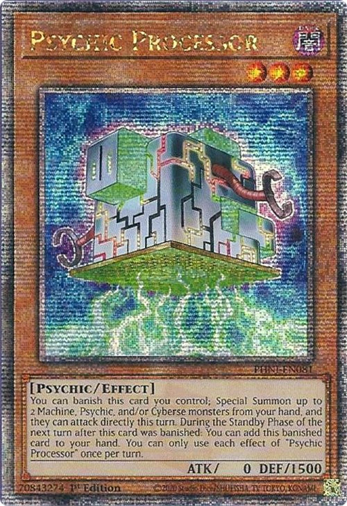 Psychic Processor [PHNI-EN081] Quarter Century Secret Rare | GnG Games