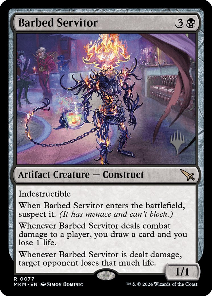 Barbed Servitor (Promo Pack) [Murders at Karlov Manor Promos] | GnG Games