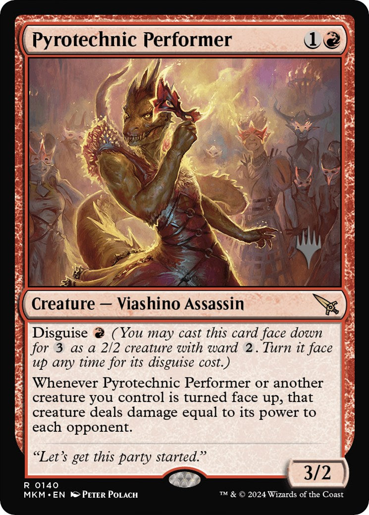 Pyrotechnic Performer (Promo Pack) [Murders at Karlov Manor Promos] | GnG Games