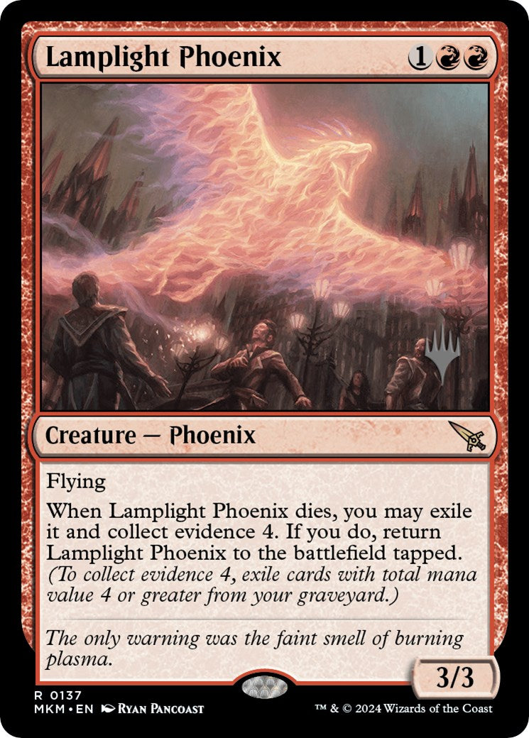 Lamplight Phoenix (Promo Pack) [Murders at Karlov Manor Promos] | GnG Games