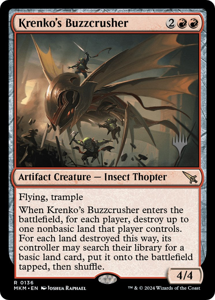 Krenko's Buzzcrusher (Promo Pack) [Murders at Karlov Manor Promos] | GnG Games