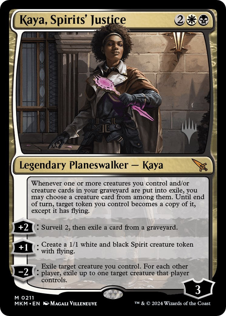 Kaya, Spirits' Justice (Promo Pack) [Murders at Karlov Manor Promos] | GnG Games