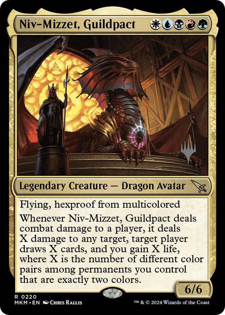 Niv-Mizzet, Guildpact (Promo Pack) [Murders at Karlov Manor Promos] | GnG Games