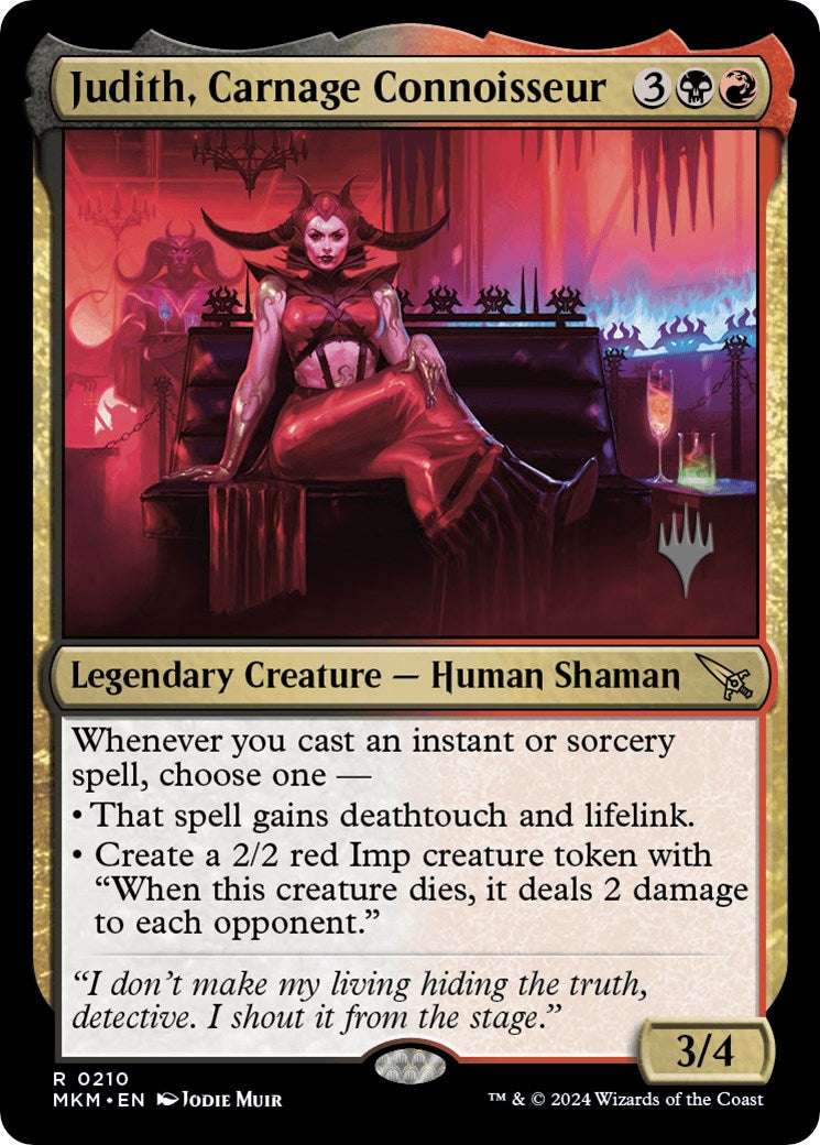 Judith, Carnage Connoisseur (Promo Pack) [Murders at Karlov Manor Promos] | GnG Games