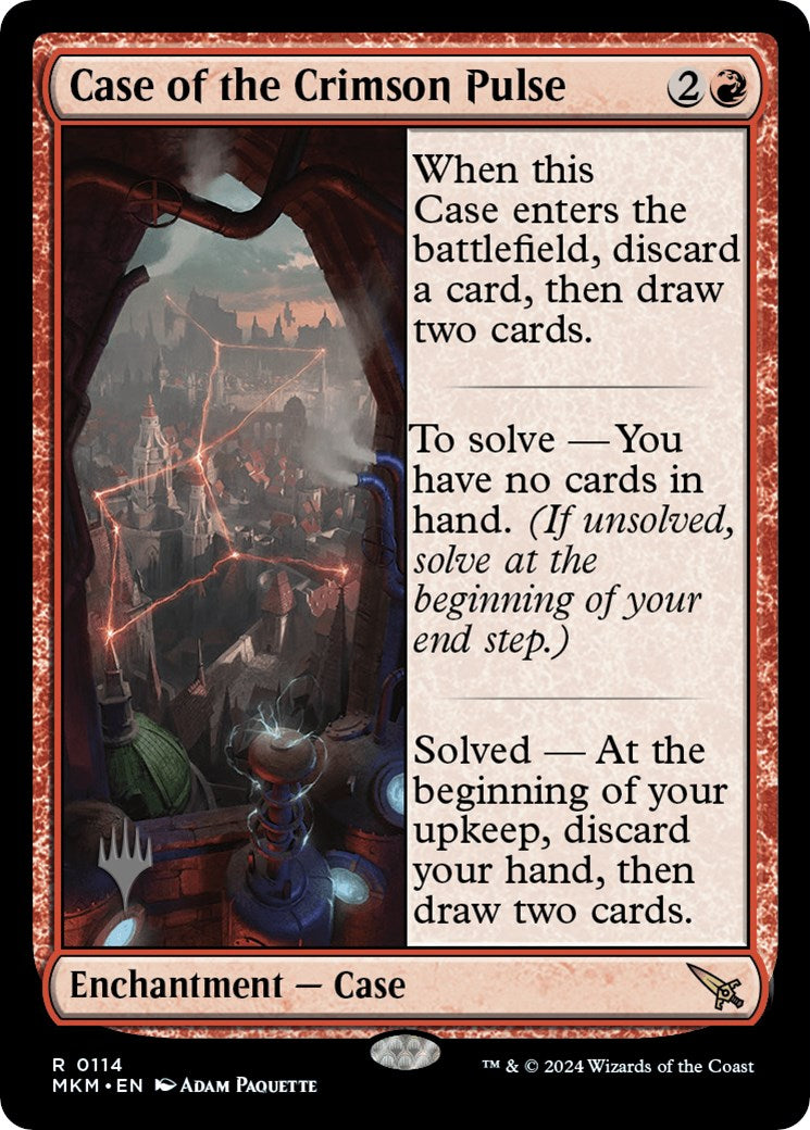 Case of the Crimson Pulse (Promo Pack) [Murders at Karlov Manor Promos] | GnG Games