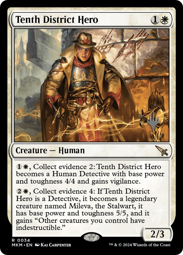 Tenth District Hero (Promo Pack) [Murders at Karlov Manor Promos] | GnG Games