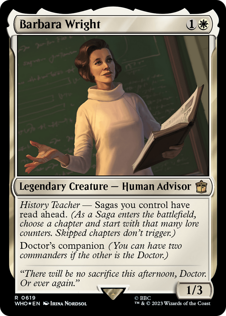 Barbara Wright (Surge Foil) [Doctor Who] | GnG Games