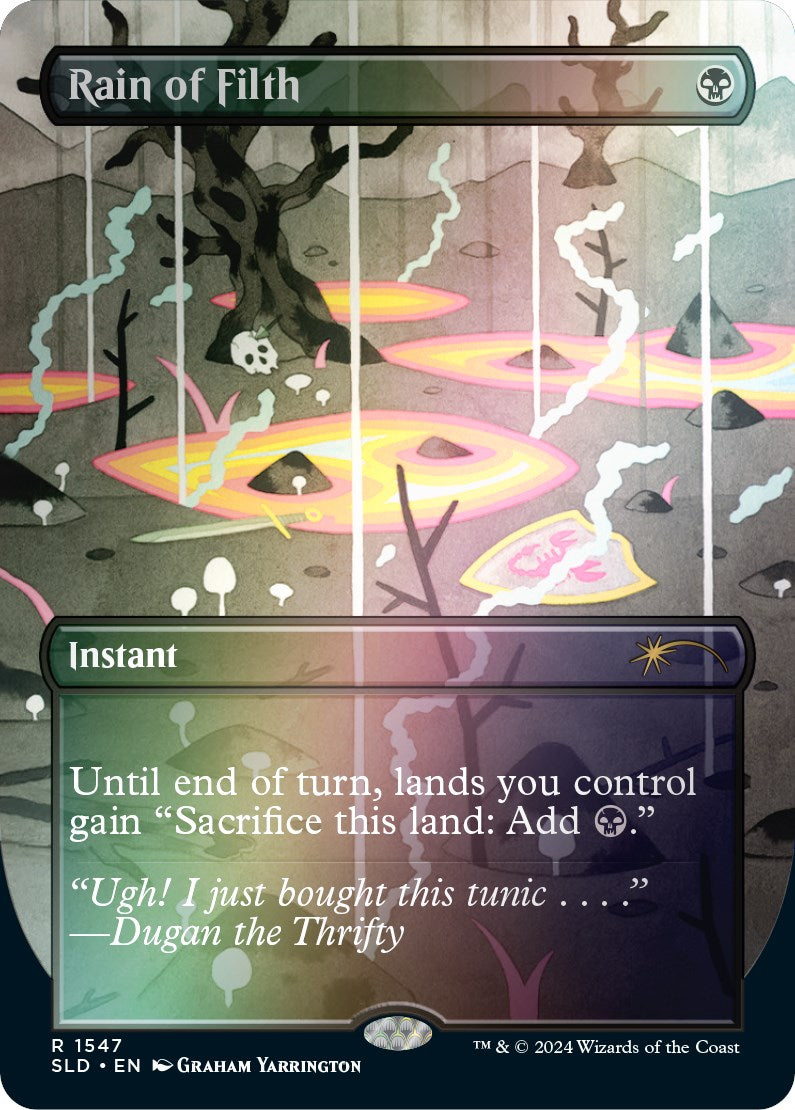 Rain of Filth (Rainbow Foil) [Secret Lair Drop Series] | GnG Games