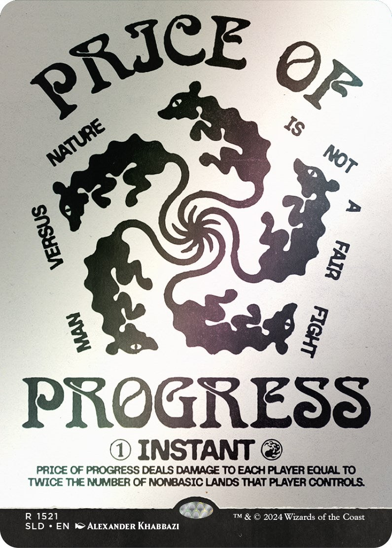 Price of Progress (Rainbow Foil) [Secret Lair Drop Series] | GnG Games