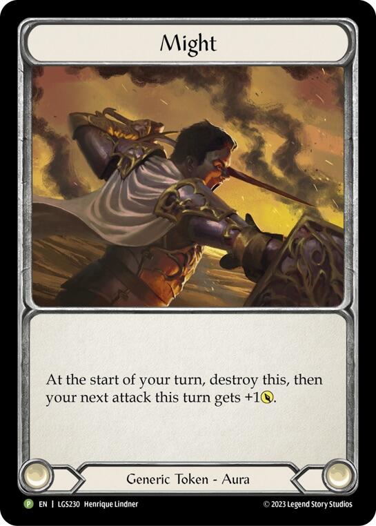Might // Vigor [LGS230] (Promo)  Rainbow Foil | GnG Games