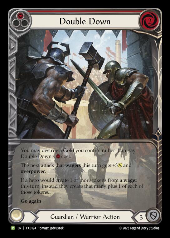 Double Down [FAB194] (Promo)  Rainbow Foil | GnG Games