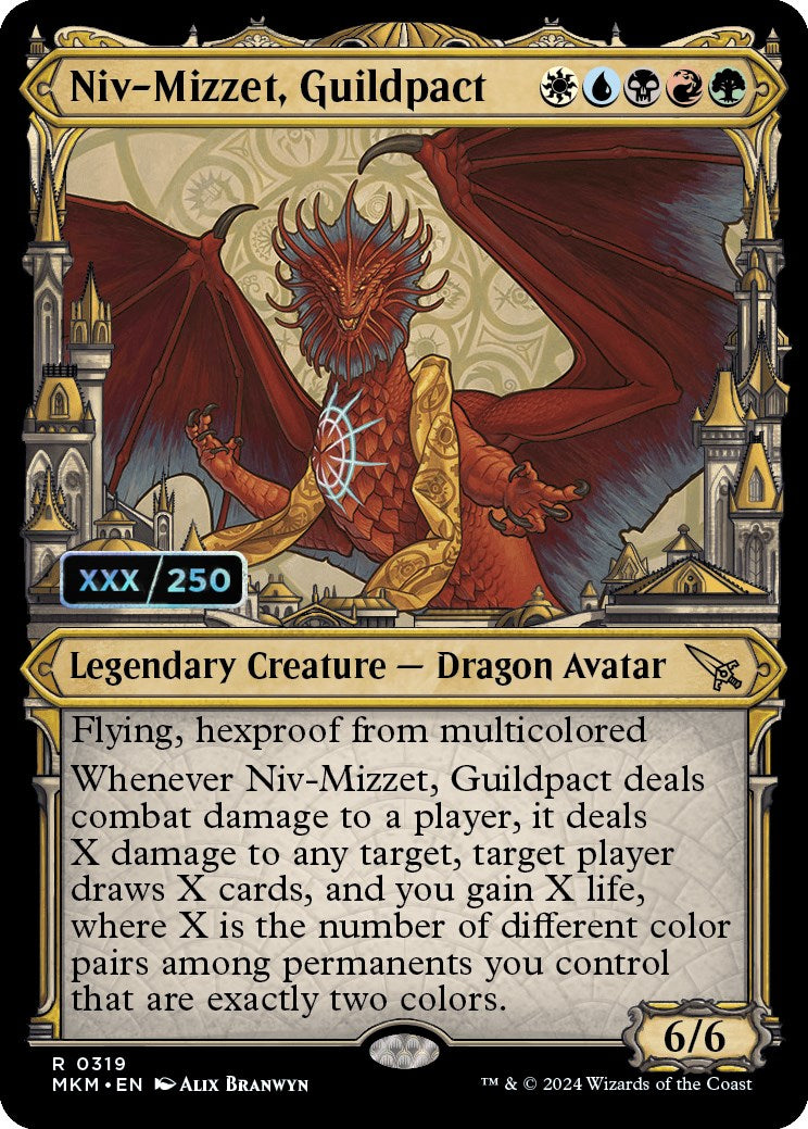 Niv-Mizzet, Guildpact (Serialized) [Murders at Karlov Manor] | GnG Games