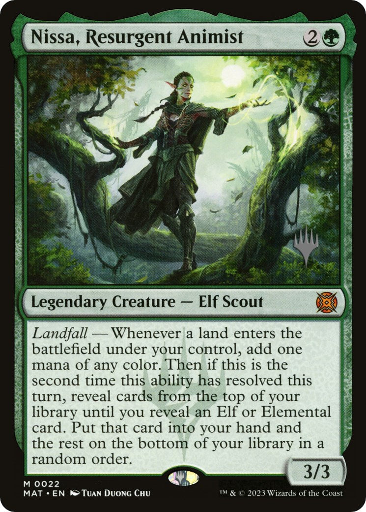 Nissa, Resurgent Animist (Promo Pack) [Murders at Karlov Manor Promos] | GnG Games